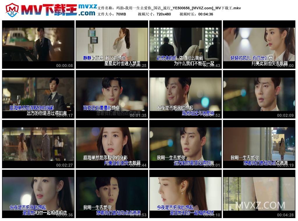 玛韵-我用一生去爱你_国语_流行_YE500656